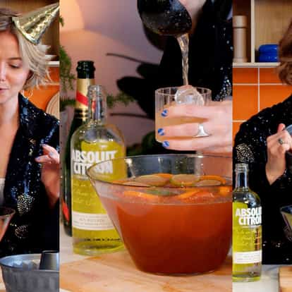 Spiced Cosmo Punch – a punch spin on a Cosmopolitan cocktail.
